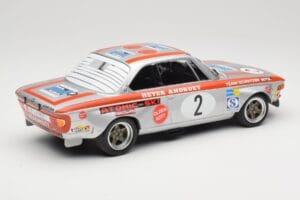 BMW 2800 CS E9 #2 Team Schnitzer J. Fitzpatrick / H. Heyer Winners Grand Prix Touring Cars Nurburgring 1972 Minichamps 1:18 1 — afbeelding 2 van 6
