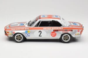 BMW 2800 CS E9 #2 Team Schnitzer J. Fitzpatrick / H. Heyer Winners Grand Prix Touring Cars Nurburgring 1972 Minichamps 1:18 1 — afbeelding 3 van 6