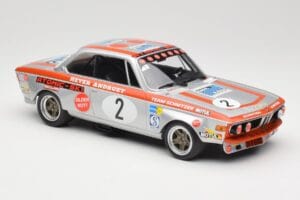 BMW 2800 CS E9 #2 Team Schnitzer J. Fitzpatrick / H. Heyer Winners Grand Prix Touring Cars Nurburgring 1972 Minichamps 1:18 1 — afbeelding 4 van 6