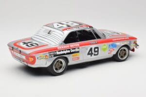 BMW 2800 CS E9 #49 Team Schnitzer G. Herzog / H. Heyer 24 Hours of Spa 1972 Minichamps 1:18 155722749 Metaal — afbeelding 2 van 6