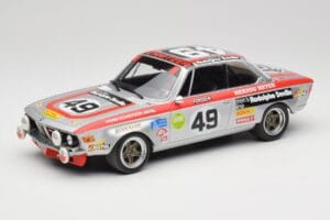BMW 2800 CS E9 #49 Team Schnitzer G. Herzog / H. Heyer 24 Hours of Spa 1972 Minichamps 1:18 155722749 Metaal