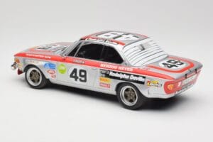 BMW 2800 CS E9 #49 Team Schnitzer G. Herzog / H. Heyer 24 Hours of Spa 1972 Minichamps 1:18 155722749 Metaal — afbeelding 5 van 6