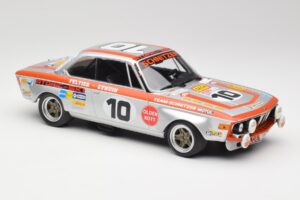 BMW 2800 CS Team Schnitzer #10 J. Fitzpatrick / J. Peltier Spa 1972 Minichamps 1:18 155722710 Metaal — afbeelding 4 van 6