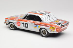 BMW 2800 CS Team Schnitzer #10 J. Fitzpatrick / J. Peltier Spa 1972 Minichamps 1:18 155722710 Metaal — afbeelding 5 van 6