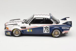 BMW 3.0 CSL E9 Garage Du Bac #76 P. Depnic / H. Coulon 24 Hours of Le Mans 1977 Minichamps 1:18 155772576 Metaal — afbeelding 3 van 6