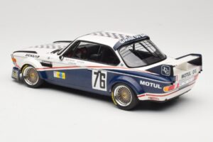 BMW 3.0 CSL E9 Garage Du Bac #76 P. Depnic / H. Coulon 24 Hours of Le Mans 1977 Minichamps 1:18 155772576 Metaal — afbeelding 5 van 6