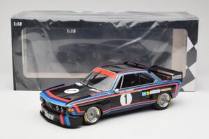 BMW 3.0 CSL E9 #1 BMW Motorsport H-J. Stuck Winner Norisring Trophy 1974 Minichamps 1:18 155742691 Metaal — afbeelding 6 van 6