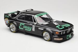 BMW 3.0 CSL E9 #1 F. Grano / P. Xhenceval GP Brno 1978 Minichamps 1:18 155782501 Metaal — afbeelding 4 van 6