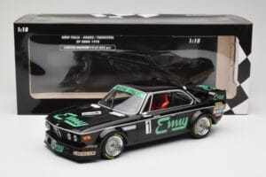 BMW 3.0 CSL E9 #1 F. Grano / P. Xhenceval GP Brno 1978 Minichamps 1:18 155782501 Metaal — afbeelding 6 van 6