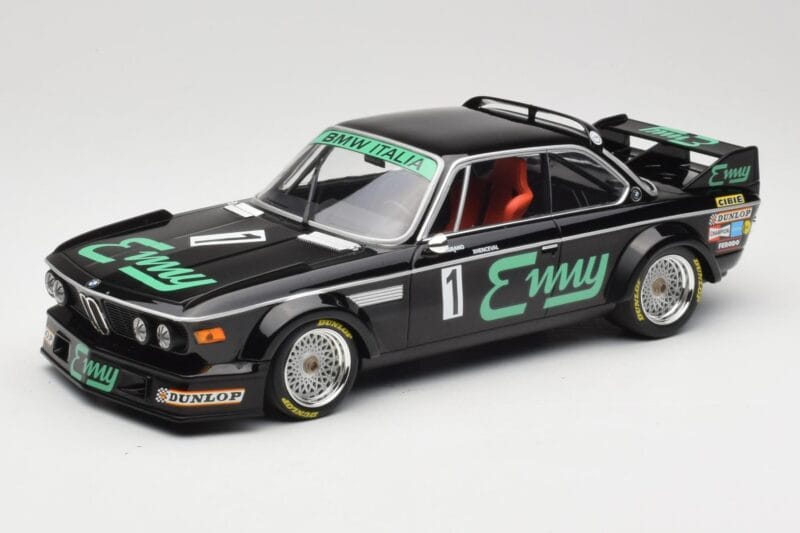BMW 3.0 CSL E9 #1 F. Grano / P. Xhenceval GP Brno 1978 Minichamps 1:18 155782501 Metaal