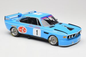 BMW 3.0 CSL E9 #1 Precision Liegeoise J. Peltier / C. Lafosse Winners 4 Hours Monza 1974 Minichamps 1:18 155742681 Metaal — afbeelding 3 van 6