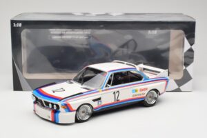 BMW 3.0 CSL E9 #12 BMW Motorsport C. Amon / H-J. Stuck Winners 6 Hours Nurburgring 1973 Minichamps 1:18 155732612 Metaal — afbeelding 6 van 6