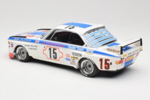 BMW 3.0 CSL E9 #15 BMW Alpina J. Peltier / H. Menzel 24 Hours of Spa 1973 Minichamps 1:18 155732695 Metaal — afbeelding 5 van 6