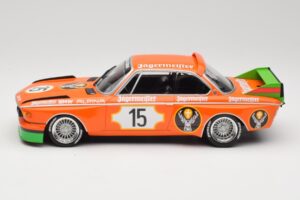 BMW 3.0 CSL E9 #15 Jägermeister Racing N. Lauda / G. Joisten 6 Hours Nurburgring 1973 Minichamps 1:18 155732615 Metaal — afbeelding 3 van 6