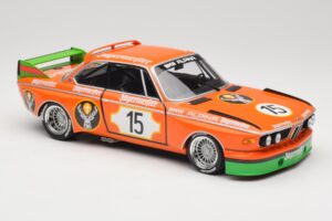 BMW 3.0 CSL E9 #15 Jägermeister Racing N. Lauda / G. Joisten 6 Hours Nurburgring 1973 Minichamps 1:18 155732615 Metaal — afbeelding 4 van 6