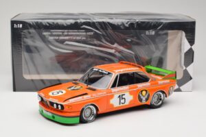 BMW 3.0 CSL E9 #15 Jägermeister Racing N. Lauda / G. Joisten 6 Hours Nurburgring 1973 Minichamps 1:18 155732615 Metaal — afbeelding 6 van 6