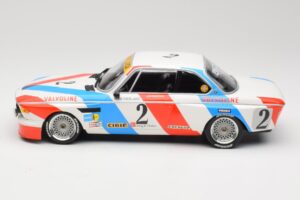 BMW 3.0 CSL E9 #2 Luigi Racing A. de Fierlant / P. Xhenceval Winners 24 Hours of Spa 1975 Minichamps 1:18 155752602 Metaal — afbeelding 3 van 6