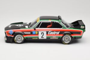 BMW 3.0 CSL E9 #2 Luigi Racing J-M. de Wael / A. de Fierlant Winners GP Nurburgring 1976 Minichamps 1:18 155762502 Metaal — afbeelding 3 van 6