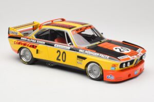 BMW 3.0 CSL E9 #20 BMW Faltz Alpina W. Werner / H. Schommers Norisring Trophy 1974 Minichamps 1:18 155742620 Metaal — afbeelding 4 van 6
