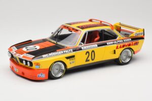 BMW 3.0 CSL E9 #20 BMW Faltz Alpina W. Werner / H. Schommers Norisring Trophy 1974 Minichamps 1:18 155742620 Metaal