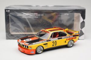BMW 3.0 CSL E9 #20 BMW Faltz Alpina W. Werner / H. Schommers Norisring Trophy 1974 Minichamps 1:18 155742620 Metaal — afbeelding 6 van 6