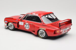 BMW 3.0 CSL E9 #23 Faltz Alpina A. de Fierlant / H. Grohs Zandvoort Trophy 1975 Minichamps 1:18 155752623 Metaal — afbeelding 5 van 6