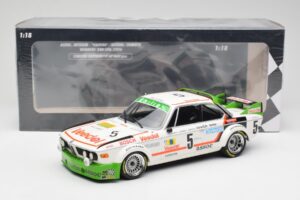 BMW 3.0 CSL E9 #5 Assoc Interim J-C. Chavan / A. Detrin Winners 24 Hours of Spa 1976 Minichamps 1:18 155762505 Metaal — afbeelding 6 van 6