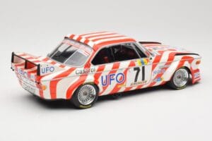 BMW 3.0 CSL E9 #71 Luigi Racing P. Xhenceval / J. Dieudonné 24 Hours of Le Mans 1977 Minichamps 1:18 155772571 Metaal — afbeelding 2 van 6