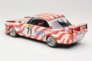 BMW 3.0 CSL E9 #71 Luigi Racing P. Xhenceval / J. Dieudonné 24 Hours of Le Mans 1977 Minichamps 1:18 155772571 Metaal — afbeelding 5 van 6