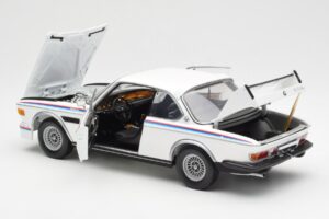 BMW 3.0 CSL E9 Met Spoilerset Wit Minichamps 1:18 180029021 Metaal — afbeelding 5 van 8