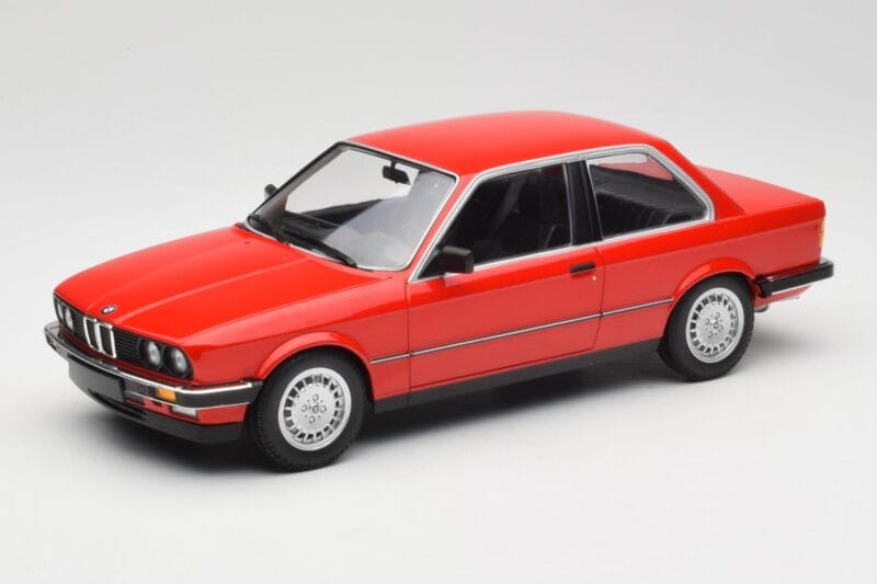 BMW 323i E21 Rood Minichamps 1:18 155026000 Metaal