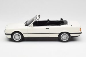 BMW 325i E30 Cabriolet Alpine Wit Norev 1:18 183213 Metaal — afbeelding 3 van 6