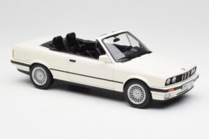 BMW 325i E30 Cabriolet Alpine Wit Norev 1:18 183213 Metaal — afbeelding 4 van 6