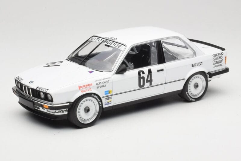 BMW 325i E30 #64 Auto Budde K. Oestreich / E. Rensing Winner 24 Hours Nürburgring 1986 Minichamps 1:18 155862664 Metaal