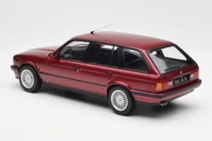 BMW 325i E30 Touring Rood Metallic Norev 1:18 183218 Metaal — afbeelding 5 van 6