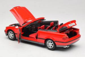 BMW 325i E36 Cabriolet Rood Maisto 1:18 50229 Metaal — afbeelding 5 van 8