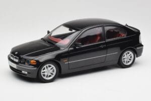 BMW 325Ti Compact E46 Zwart Kyosho 1:18 80430024440 Metaal