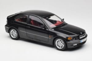 BMW 325Ti Compact E46 Zwart Kyosho 1:18 80430024440 Metaal — afbeelding 5 van 7