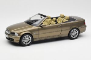 BMW 328Ci E46 Cabriolet Individual Messing Metallic Beperkte Oplage Kyosho 1:18 80430395004 Metaal