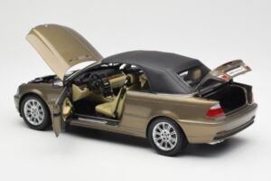 BMW 328Ci E46 Cabriolet Individual Messing Metallic Beperkte Oplage Kyosho 1:18 80430395004 Metaal — afbeelding 5 van 8