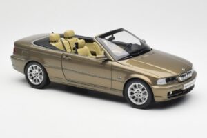 BMW 328Ci E46 Cabriolet Individual Messing Metallic Beperkte Oplage Kyosho 1:18 80430395004 Metaal — afbeelding 6 van 8