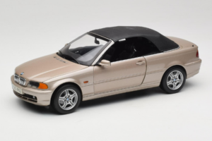 BMW 328i E46 Cabriolet Sand Beige Metallic Kyosho 1:18 80430009756 Metaal — afbeelding 3 van 9