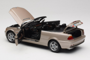 BMW 328i E46 Cabriolet Sand Beige Metallic Kyosho 1:18 80430009756 Metaal — afbeelding 6 van 9