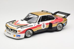 BMW 3.5 CSL E9 Hermetite #8 J. Fitzpatrick / T. Walkinshaw 1000 km Nurburgring 1976 Minichamps 1:18 155762608 Metaal