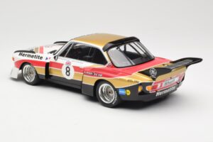 BMW 3.5 CSL E9 Hermetite #8 J. Fitzpatrick / T. Walkinshaw 1000 km Nurburgring 1976 Minichamps 1:18 155762608 Metaal — afbeelding 5 van 6