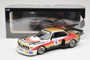 BMW 3.5 CSL E9 Hermetite #8 J. Fitzpatrick / T. Walkinshaw 1000 km Nurburgring 1976 Minichamps 1:18 155762608 Metaal — afbeelding 6 van 6