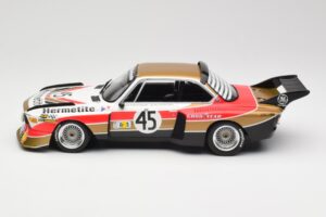 BMW 3.5 CSL E9 #45 Hermetite T. Walkinshaw / J. Fitzpatrick 24 Hours of Le Mans 1976 Minichamps 1:18 155762645 Metaal — afbeelding 3 van 6