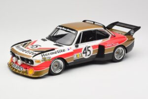 BMW 3.5 CSL E9 #45 Hermetite T. Walkinshaw / J. Fitzpatrick 24 Hours of Le Mans 1976 Minichamps 1:18 155762645 Metaal