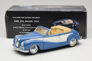BMW 502 Cabriolet Blauw Tchibo 1:18 45396 Metaal — afbeelding 8 van 8