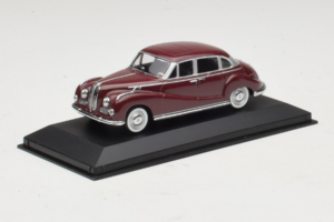 BMW 502 V8 Donkerrood Minichamps 1:43 430022402 Metaal — afbeelding 2 van 4